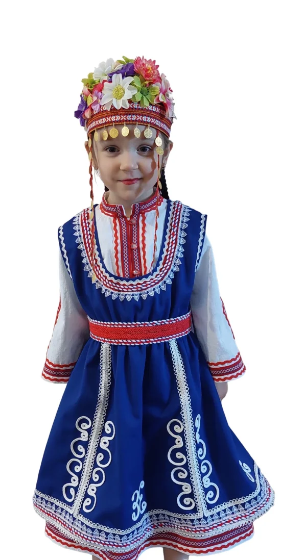 Bulgarian Costumes Стилизиран костюм - Шопски син