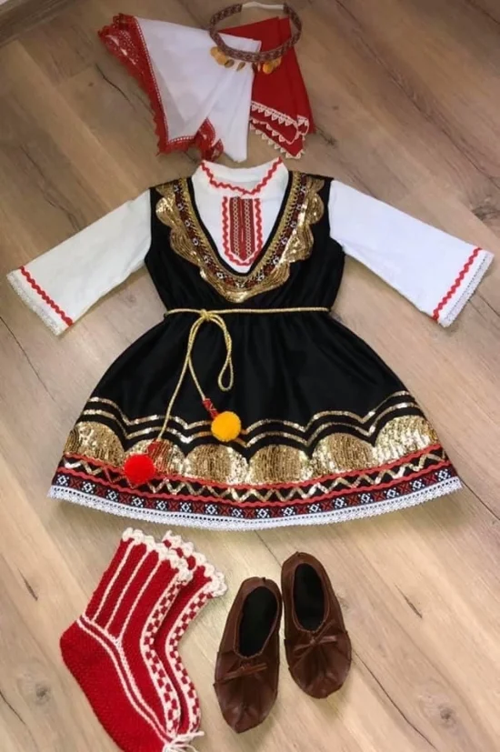 Bulgarian Costumes Стилизиран костюм - Черен литак