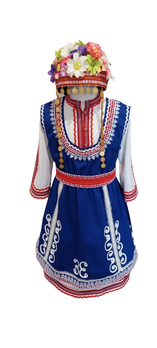 Bulgarian Costumes Стилизиран костюм - Шопски син